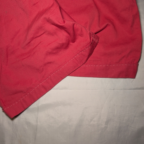 Pink Cotton Overalls With Embroidery - Picture 5 of 6